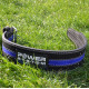 Пояс для пауерліфтингу Power System PS-3800 PowerLifting шкіряний Black/Blue Line XXL