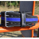 Пояс для пауерліфтингу Power System PS-3800 PowerLifting шкіряний Black/Blue Line XXL