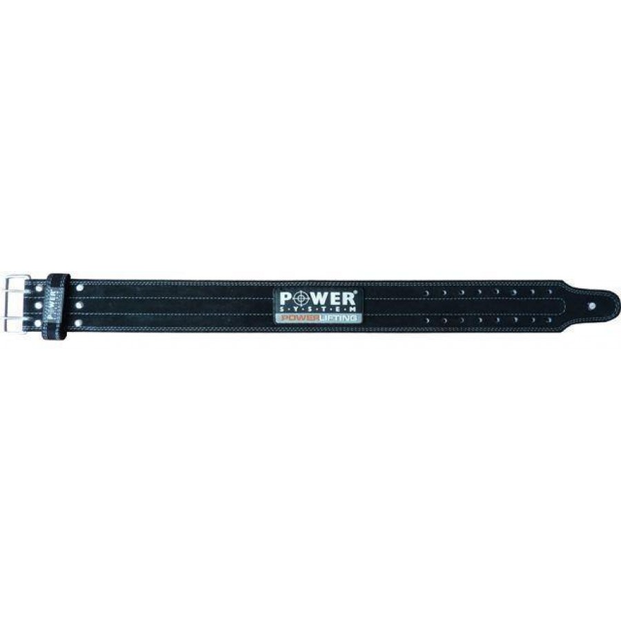 Пояс для пауерліфтингу Power System PS-3800 PowerLifting шкіряний Black XL