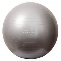 М'яч для фітнесу (фітбол) PowerPlay 4001 Ø75 cm Gymball Сріблястий + помпа М'яч для фітнесу (фітбол) PowerPlay 4001 Ø75 cm Gymball Сріблястий + помпа