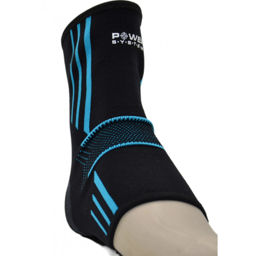 Бандажі на гомілкостоп Power System PS-6022 Ankle Support Evo Black/Blue (2шт.) M