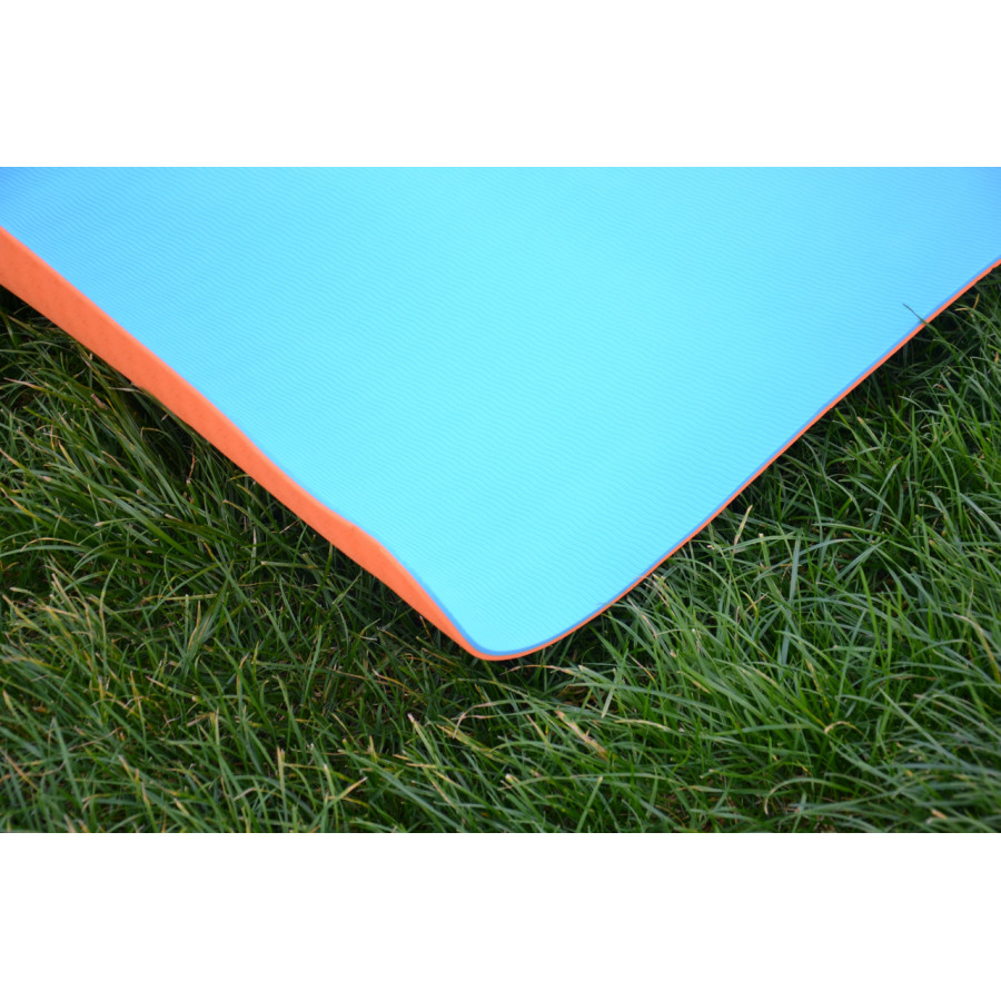 Коврик для йоги и фитнеса U-POWEX TPE йога-мат Orange/Blue (183х61х0.6)