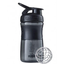 Шейкер спортивний (пляшка) BlenderBottle SportMixer Flip 20oz/590ml Black Шейкер спортивний (пляшка) BlenderBottle SportMixer Flip 20oz/590ml Black