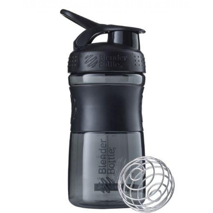 Шейкер спортивний (пляшка) BlenderBottle SportMixer Flip 20oz/590ml Black