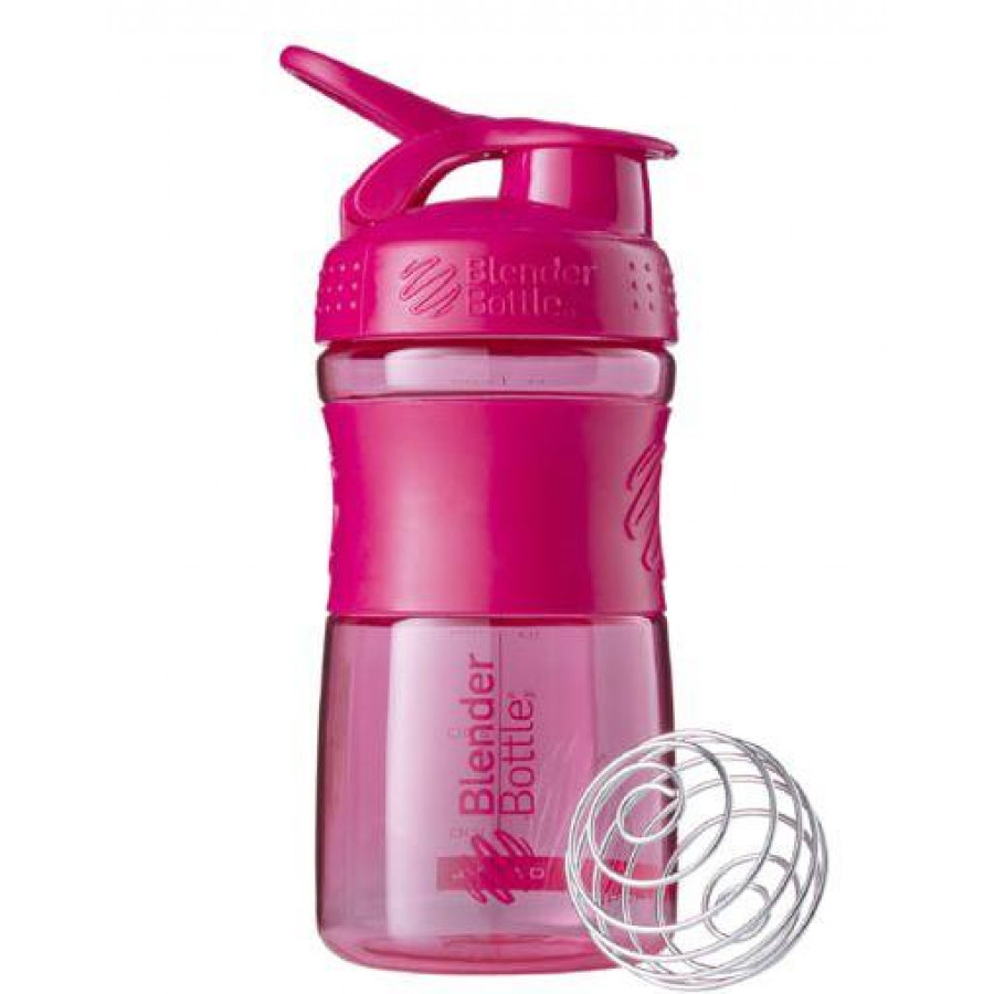 Шейкер спортивний (пляшка) BlenderBottle SportMixer Flip 20oz/590ml Pink FL