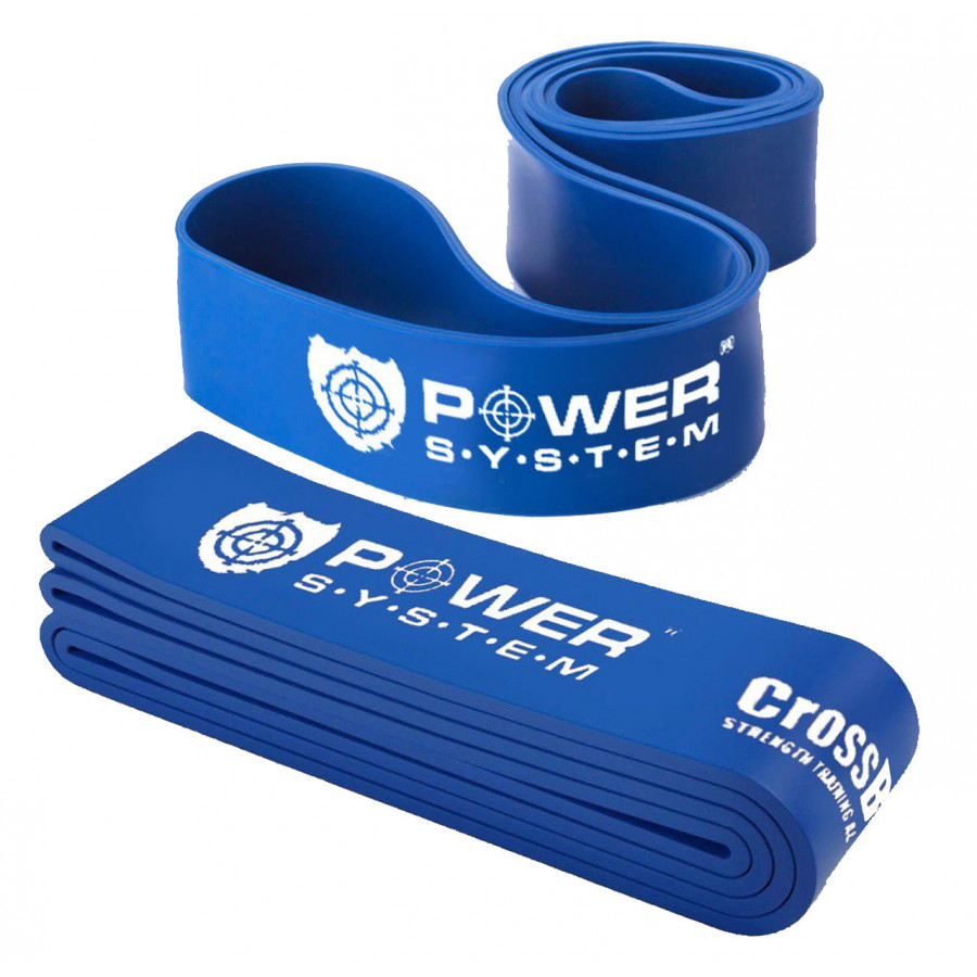 Еспандер-петля (гумка для фітнесу і кроссфіту) Power System PS-4054 CrossFit Level 4 Blue (опір 22-50 кг)