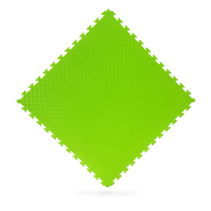 Мат-татами (Мат-пазл ласточкин хвост) WCG EVA 100х100х2 cm Зелено-бежевый