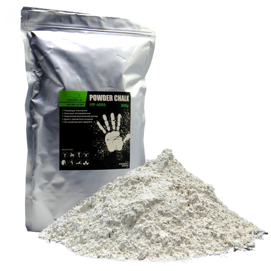 Магнезія спортивна суха PowerPlay PP_4005 Powder Chalk 300 г.