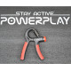 Эспандер кистевой PowerPlay PP-4323 с регулируемой нагрузкой 10-40 кг, Strength Grip, Черно-красный