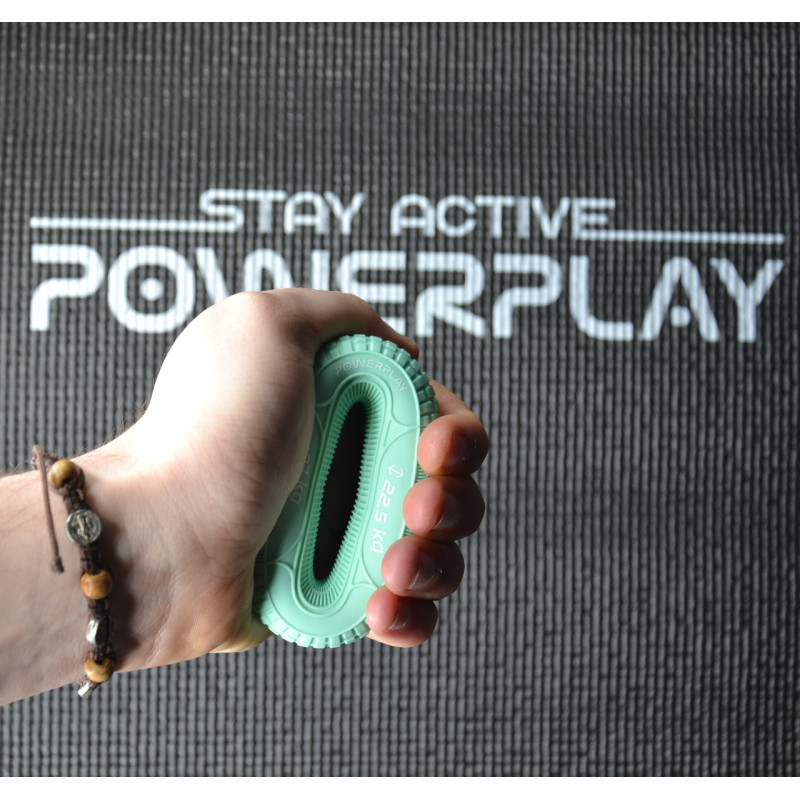 Еспандер кистьовий силіконовий PowerPlay PP-4330 Hand Grip Loops Medium 22.5-27 кг. М'ятний