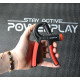 Эспандер кистевой PowerPlay PP-4323 с регулируемой нагрузкой 10-40 кг, Strength Grip, Черно-красный