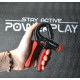 Эспандер кистевой PowerPlay PP-4323 с регулируемой нагрузкой 10-40 кг, Strength Grip, Черно-красный