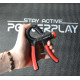 Эспандер кистевой PowerPlay PP-4323 с регулируемой нагрузкой 10-40 кг, Strength Grip, Черно-красный