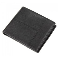 Кожаное мужское портмоне Tiding Bag черный