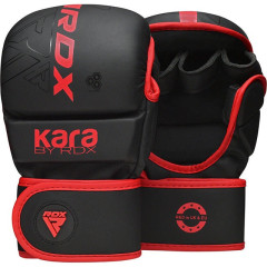 Перчатки для ММА RDX F6 KARA Matte Red Plus S/M