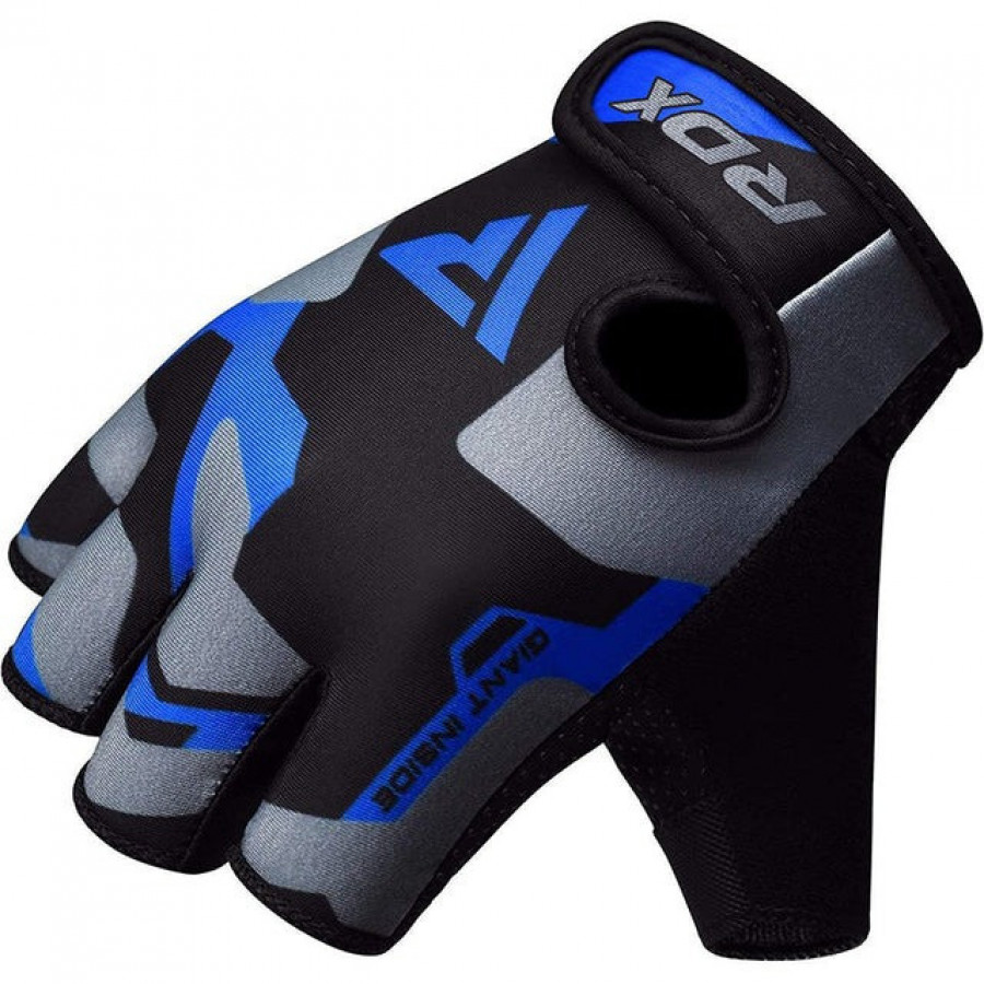 Рукавички для фітнесу RDX F6 Sumblimation Blue XXL