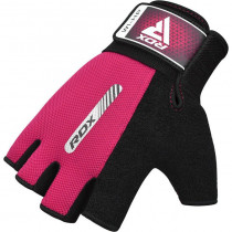 Рукавички для фітнесу RDX W1 Half Pink S Рукавички для фітнесу RDX W1 Half Pink S