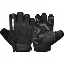Рукавички для фітнесу RDX T2 Half Black S Рукавички для фітнесу RDX T2 Half Black S
