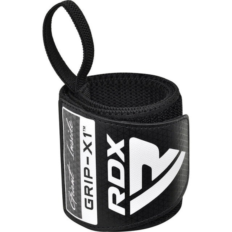 Бинты для запястий (кистевые бинты) RDX WR11 GYM Wrist Wrap Black/Grey, Комплектация: пара (2 бинта), Хлопок, Черно-серый