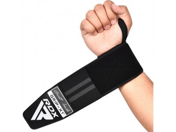 Бинти для зап'ясть (кистьові бинти) RDX WR11 GYM Wrist Wrap Black/Grey