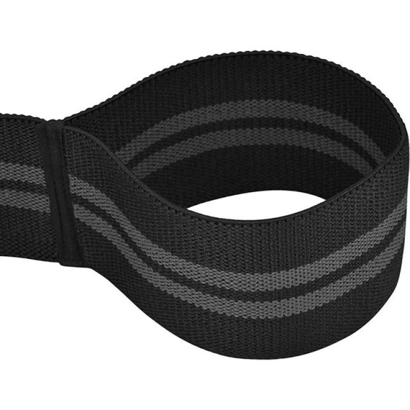 Бинты на колени RDX KR11 GYM Knee Wrap BLACK/GREY, Длина 2 м, Хлопок, Полиэстер, Черно-серый