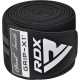 Бинты на колени RDX KR11 GYM Knee Wrap BLACK/GREY, Длина 2 м, Хлопок, Полиэстер, Черно-серый