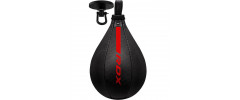 Пневмогруша боксерська RDX F6 KARA SPEED BALL + swivel Matte Red