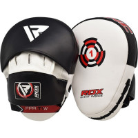 Лапи боксерские RDX T1 Curved White/Black