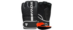 Рукавиці для ММА RDX F6 KARA Matte White XL (капа у комплекті)