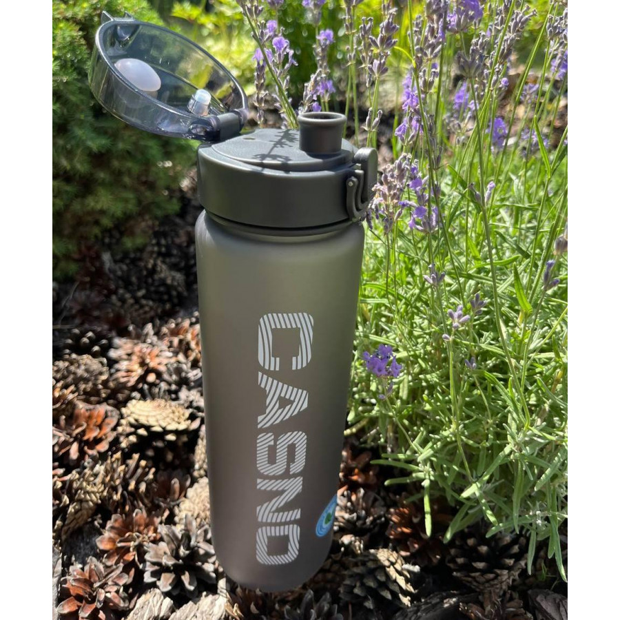 Пляшка для води CASNO 1050 мл KXN-1184 Сіра
