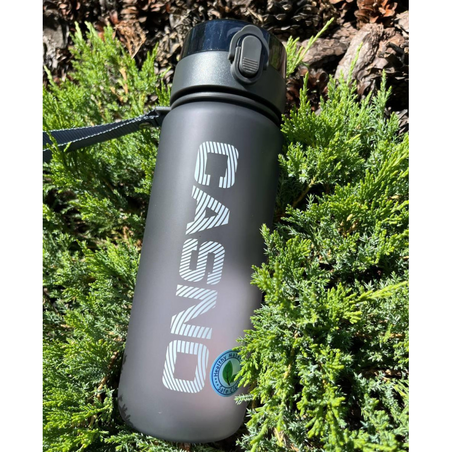 Пляшка для води CASNO 1050 мл KXN-1184 Сіра