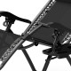 Раскладное кресло шезлонг садовый Zero Gravity WCG R-03 + матрас