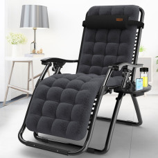 Раскладное кресло шезлонг садовый Zero Gravity WCG R-03 + матрас