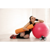 М'яч для фітнесу (фітбол) Power System PS-4018 Ø85 cm PRO Gymball Pink М'яч для фітнесу (фітбол) Power System PS-4018 Ø85 cm PRO Gymball Pink