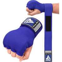 Бинты-перчатки RDX IS2 Inner Straps Blue, Размер L, Хлопок, Спандекс, Синий