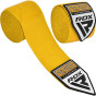 Бинты для бокса RDX WX Professional Boxing Hand Wraps Yellow, Комплектация: пара (2 бинта), Длина 4,5 м, Эластичные, Хлопок, Нейлон, Желтый