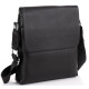 Сумка чоловіча з натуральної шкіри Tiding Bag чорна