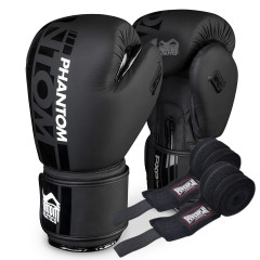 Перчатки для боксу Phantom APEX Black 12 унций (накладка )