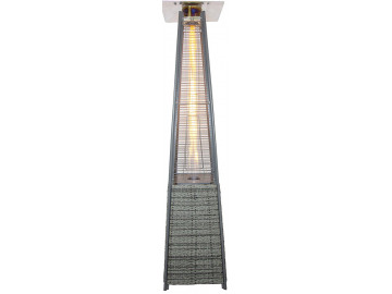 Вуличний обігрівач піраміда (газовий) WCG PH-3R Ротанг