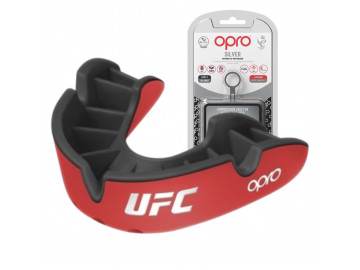 Капа OPRO Silver UFC доросла (вік 11+) Red/Black (ufc.102514002)