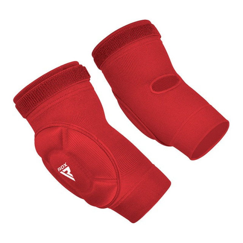 Наколінники спортивні RDX Hosiery Elbow Foam Red/White S
