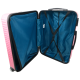 Пластиковый средний колесный чемодан 70L GD Polo бледно-розовый