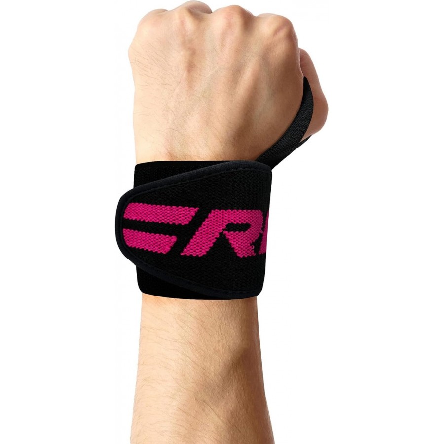 Бинти для зап'ясть (кистьові бинти) RDX W2 Gym Wrist Wraps Pink Pro