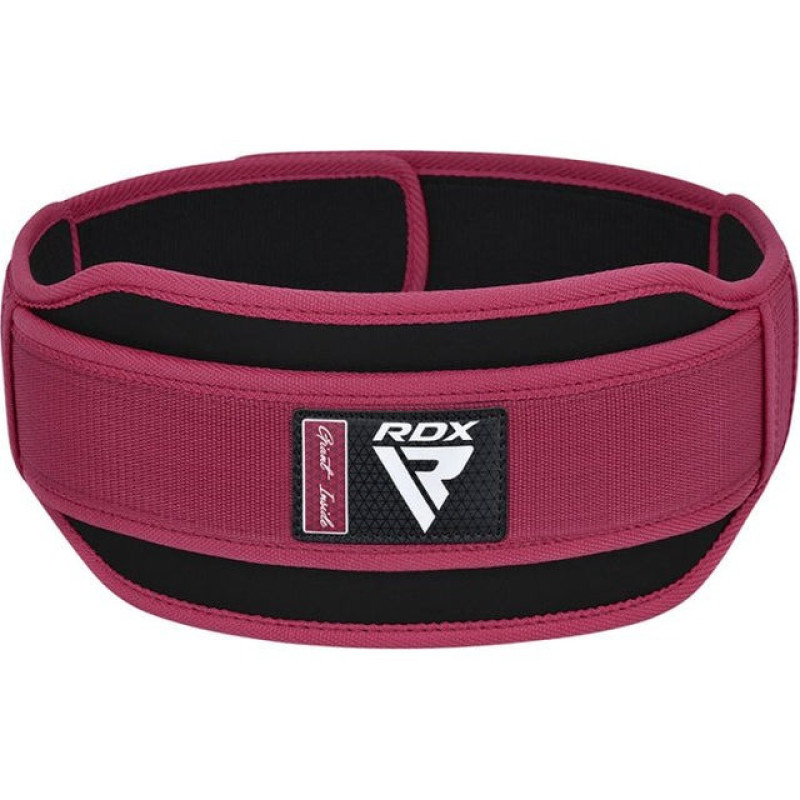 Пояс для важкої атлетики RDX RX5 Double Belt неопреновий Pink XS