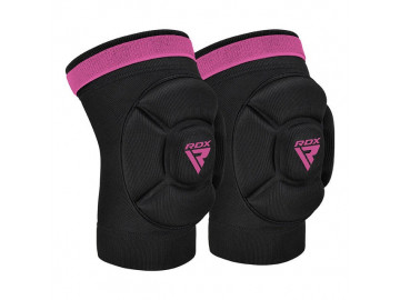 Наколенники спортивные RDX HOSIERY KNEE FOAM K5 BLACK/PINK-S (пара)