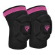 Наколінники спортивні RDX HOSIERY KNEE FOAM K5 BLACK/PINK-S (пара)