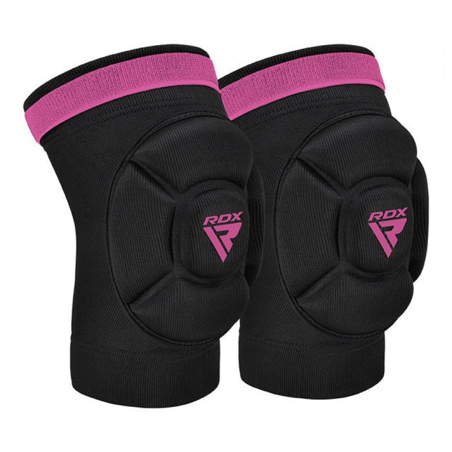 Наколенники спортивные RDX HOSIERY KNEE FOAM K5 BLACK/PINK-S (пара)