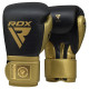 Боксерські рукавиці RDX MARK PRO SPARRING TRI LIRA 2 GOLDEN-10 унцій 