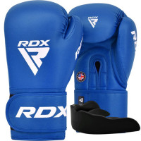 Боксерские перчатки RDX AS2 BLUE 12 унций (капа в комплекте)
