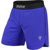 Шорты для MMA RDX T15 Blue (мужские), Размер M, Полиэстер, Спандекс, Синий, для ММА, бокса, кикбоксинга, грепплинга, муай-тай